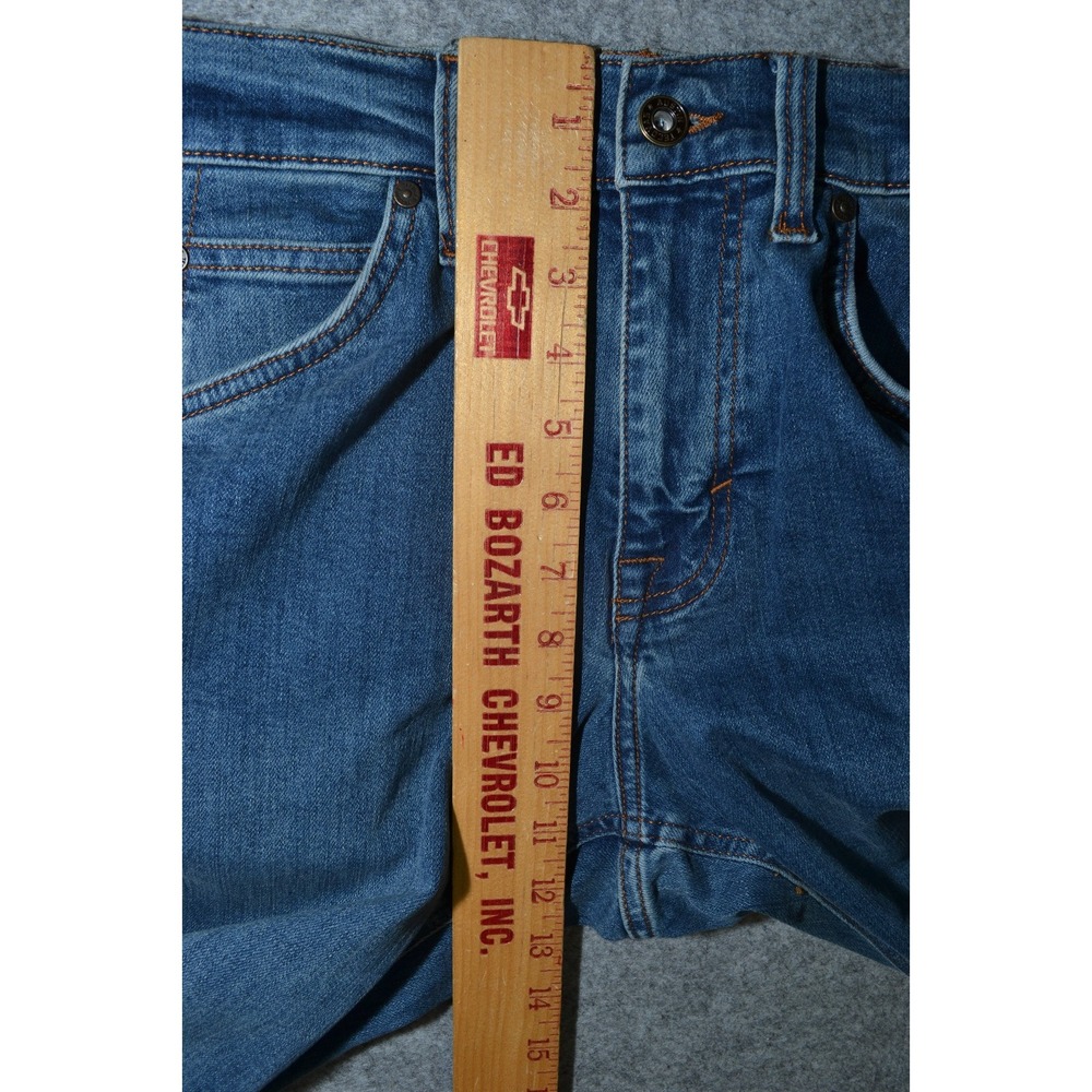 Tecovas Men 32x31 Premium Relaxed Jeans Blue Wash Straight Leg Denim (Tag 30x32) - Picture 15 of 16